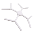 Miniatyrbilde 5 av 8: 80W LED garasjelys i taket E27 Deformerbar LED garasjelyspære 4 blader energisparende pære 85‑265V hvit