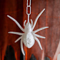 Miniatyrbilde 3 av 4: Små Realistiske Plast Edderkopp Leke - Morsomme Halloween Spøk Props og Dekorasjoner