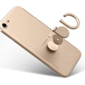 Miniatyrbillede 2 af 5: Universal Telefon Ring Holder Bærbar Fingerholder - Komfortabel Enhåndsbetjening 360 Graders Rotation Guld