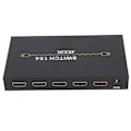 Miniatyrbilde 5 av 8: High Definition Multimedia Interface Splitter 4k 1 in 4 Out Stabil Pålitelig Praktisk Datamaskin Enhet Spenning 100‑240VEU Plugg