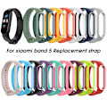 Miniatyrbillede 2 af 8: Blød silikone håndledsrem udskiftning armbånd til Mi Band 5