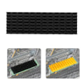 Miniatyrbild 1 av 8: M.2 SSD 2280 PCIE Solid State Drive Kylfläns kylfläns 70x22x6 mm för stationära datorer Svart