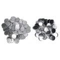 Miniatyrbild 7 av 8: 100 uppsättningar Blank Button Badge Parts Set DIY för knapptillverkningsmaskin Rostskyddande knapptillbehör för hantverk 75 mm/2.95in
