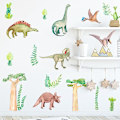Miniatyrbild 4 av 5: En uppsättning Dinosaurie Växter Väggdekaler Väggdekor för Sovrum Vardagsrum Kontor