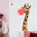 Miniatyrbild 3 av 5: En uppsättning giraffballongväggdekaler Dekorativ dekal, väggdekoration för sovrum badrum vardagsrum kontor