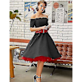 Pikkukuva 4 / 4: Punainen Rockabilly-hame naisille XL