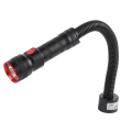Miniatyrbillede 1 af 8: 2 i 1 USB genopladelig LED-lommelygte arbejdslys med magnetisk base til CNC fræsemaskine