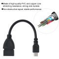 Miniatyrbild 3 av 7: Mini Android Mobiltelefon OTG Connect Kabel Datum Adapter V8 Interface Micro USB till USB Hona