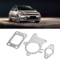 Miniatyrbillede 2 af 6: 38 mm/1,5 tommer pakning 5 Bolt downpipe Combo Kit Fitting til T3/T4 Turbolader