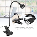Pikkukuva 8 / 8: USB LED-pöytävalaisin, minipöytä yövalaisin pidikkeellä kotiopiskelua varten, mustavalkoinen
