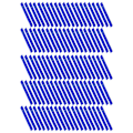 Miniatyrbilde 4 av 8: 100 stk fiskespø stangstropp stangfeste bånd stang elastisk wrap holder borrelås design blå
