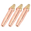 Miniatyrbilde 8 av 8: 3 stk propanskjærespiss Isobarisk gassbrennermunnstykke for flammeskjæremaskin 0,9 mm 1,2 mm 1,5 mm