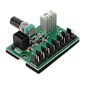 Miniatyrbillede 6 af 8: Fan Splitter Controller Hub NKFV8 1 DC 12V PWM 8 Channel Computer Fan Hub til 4pin 3pin 2pin PC Fans