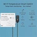 Miniatyrbillede 3 af 5: Tuya Smart WiFi 4-kanals relækontakt RF433 til Alexa (A)