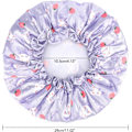 Miniatyrbilde 2 av 5: 2 stk. dusjhette badehette vanntett dusjhette elastiske vanntette dusjhetter for damer spa salong