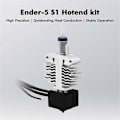 Miniatyrbillede 3 af 5: NYT -5 S1 Hotend Kit Titanium Kobber Hals Varmelegeme Blok Silikone Cover -5 S1 3D Printer Dele