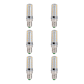Pikkukuva 8 / 8: 6 kpl 72 LED -lamppu Pieni E14 -lamppu 5W 220V Silikoni Kattolamppu Pöytälamppu Lamppu Makuuhuoneeseen Lämmin Valo