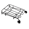 Miniatyrbillede 2 af 8: Rustfrit Foldbar Isskovlholder i Metal - Heavy Duty Isskovlholder til Isspand, Køkkenfryser, Bar, Fest, Bryllup