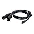 Pikkukuva 1 / 5: Type C - 2 XLR 3-nastainen Type C - XLR uros-uros USB C - 2 XLR uros 50cm 300cm