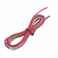 Pikkukuva 3 / 3: 22 Gauge 24AWG jatkokaapeli, leikattava 0,3 mm² 3-napainen puhdas kuparilanka punainen ja vihreä