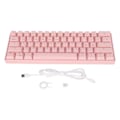 Pikkukuva 1 / 8: READSON mekaaninen näppäimistö 61 näppäintä RGB-taustavalaistu ergonominen muotoilu 1800mAh akku langaton tuettu langallinen näppäimistö Tea Color Axis Body