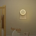 Miniatyrbild 1 av 4: LED-nattlampa med stickkontakt och ljussensor för barnrum, badrum, 1-pack