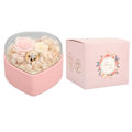 Miniatyrbilde 1 av 8: Rose Flower Box Hjerteformet Langvarig Flip Red Rose Flower Box for Valentinsdag Rosa