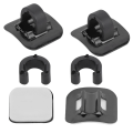 Miniatyrbild 2 av 8: CANSUCC 4 st Cykelbromskabel Rörstyrningsväxeladapter Cykelram C-spänne (svart)
