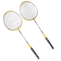 Miniatyrbild 4 av 8: 205 Badmintonracket Split Iron Alloy Badmintonracket Set för Amatör Grundläggande Träning Utomhus Bakgårdar Lekplats Gym