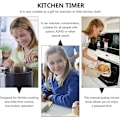 Miniatyrbild 4 av 5: 60 Minuters Mekanisk Katt-Timer 3D Visuell Kök Alarmklocka Perfekt för Klassrummet