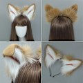 Miniatyrbillede 4 af 5: Sød Dyre Cosplay Pandebånd til Halloween - Simulerede Dyreører