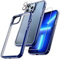 Pikkukuva 1 / 5: Kirkas suojakotelo iPhone 15 Pro Max/15 Plus/15 Pro/15 -puhelimille, sisältää 2*näytönsuojaa + 2*kamerasuojaa, täysi suojaus iPhone 15 -sarjalle iPhone15ProMax