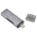 Miniatyrbild 4 av 8: Lagringskortläsare Bärbart stöd Micro Storage Card 2 i 1 USB C 3.1 USB 3.0 minneskortläsare med 2 kontakter
