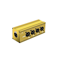 Miniatyrbillede 4 af 5: 4-kanals 3-benet XLR til Ethercon RJ45 Cat5 Ethernet-forlænger, gul