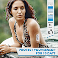 Miniatyrbild 2 av 5: Dexcom G6 Självhäftande Plåster - Vattentäta & Premium Transparenta Överplåster för G6 Sensor, klara 10 st
