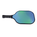 Miniatyrbillede 7 af 8: Pickleball-padlesæt - Fashionable Carbon Fiber Lightweight Pickleball-ketsjere med 2 bolde og bæretaske Hex