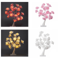 Miniatyrbilde 8 av 8: Desktop Rose Bonsai Tree Lamp 24 LED Tree Lamp Batteridrevet Dekorativt Lys for Stue Soverom