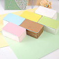 Miniatyrbillede 2 af 5: Tomme Kraftpapir Kort - DIY Flashcards og Gaver (600 Stykker, 6 Farver)