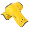 Pikkukuva 3 / 8: 1 Pari Jalkapallo Shin Guards Lapsille Jalkapalloharjoittelu Suojauspehmusteet Soljen kanssa (keltainen)
