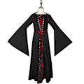 Miniatyrbilde 2 av 5: Halloween-kostyme for jenter - Vampyr-dronning-kjole