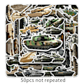 Miniatyrbilde 4 av 5: Klistremerker 50 vanntette klistremerker for bærbare datamaskiner, gitarer, motorsykler og andre bursdagsfester for barn og tenåringer Tank
