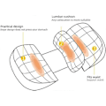 Miniatyrbilde 5 av 5: U-formet graviditetspute for gravide kvinner, mammakpute for rygg, hofter, ben, mammakpute med avtakbart og justerbart bomulls trekk
