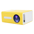 Miniatyrbillede 3 af 8: Husholdningsprojektor AV bærbar LED Mini CrossBorder med fjernbetjening 110240V (Jaune Prise EU)