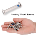 Miniatyrbillede 5 af 7: 10 stk. Inline Skate Udskiftning Skøjte Skruer Fittings Skøjter Hjulaksler Hardware 36mm 36mm