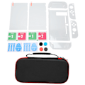 Miniatyrbilde 1 av 8: Bærbar konsollbeskyttelsesveske med tommelgrep for N Switch Host
