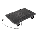 Miniatyrbilde 4 av 8: Bærbar kjøler Kjølepute Base Stor vifte USB-stativ for 14" eller under Notebook Black