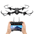 Pikkukuva 8 / 8: H168 Mini taittuva drone, kaksoiskamera, kaukosäädin, 4K-kamera, 4 kanavaa, WiFi, 6-akselinen gyroskooppi