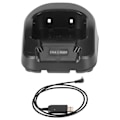 Miniatyrbillede 1 af 8: 2-vejs radiobatterioplader USB-kabel Skrivebordsoplader med indikatorlys til BAOFENG UV 82 UV 82HP UV 82L-serien