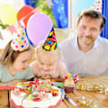 Miniatyrbilde 4 av 5: Lekekake til barnebursdag, 38 deler late som bursdagskake kutte- og dekorasjonsleker, rollespill matsett for gutter jenter 3+ år