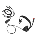 Miniatyrbilde 5 av 8: Telefon Headset Profesjonell høyttaler Volumjustering Mikrofon Mute Monaural PC Business Headset Svart